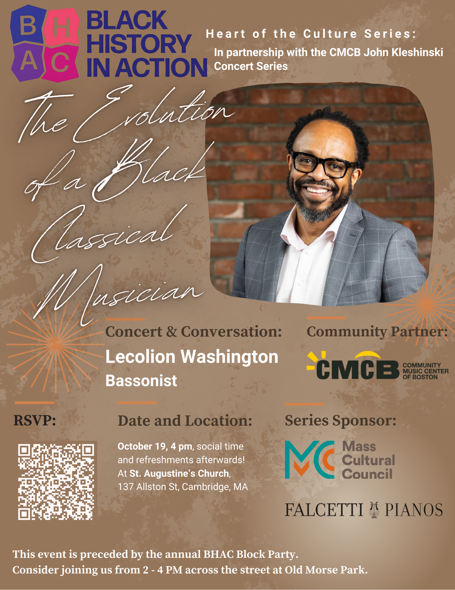 Bassoonist Lecolion Washington